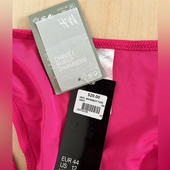 NWT H&M Fuchsia Bikini Bottom size 12 - Picture 5 of 5
